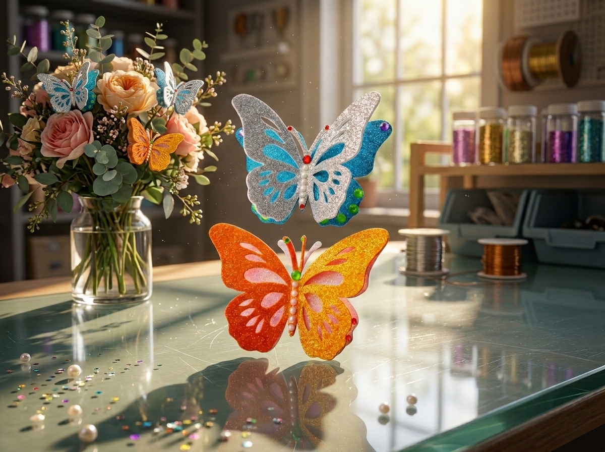 adornos decorativos mariposas para fiestas