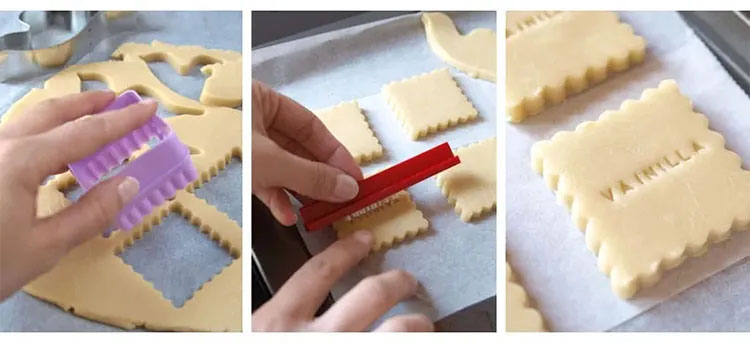 Set molde cortador de galletas, Cortador multiusos cuadrado
