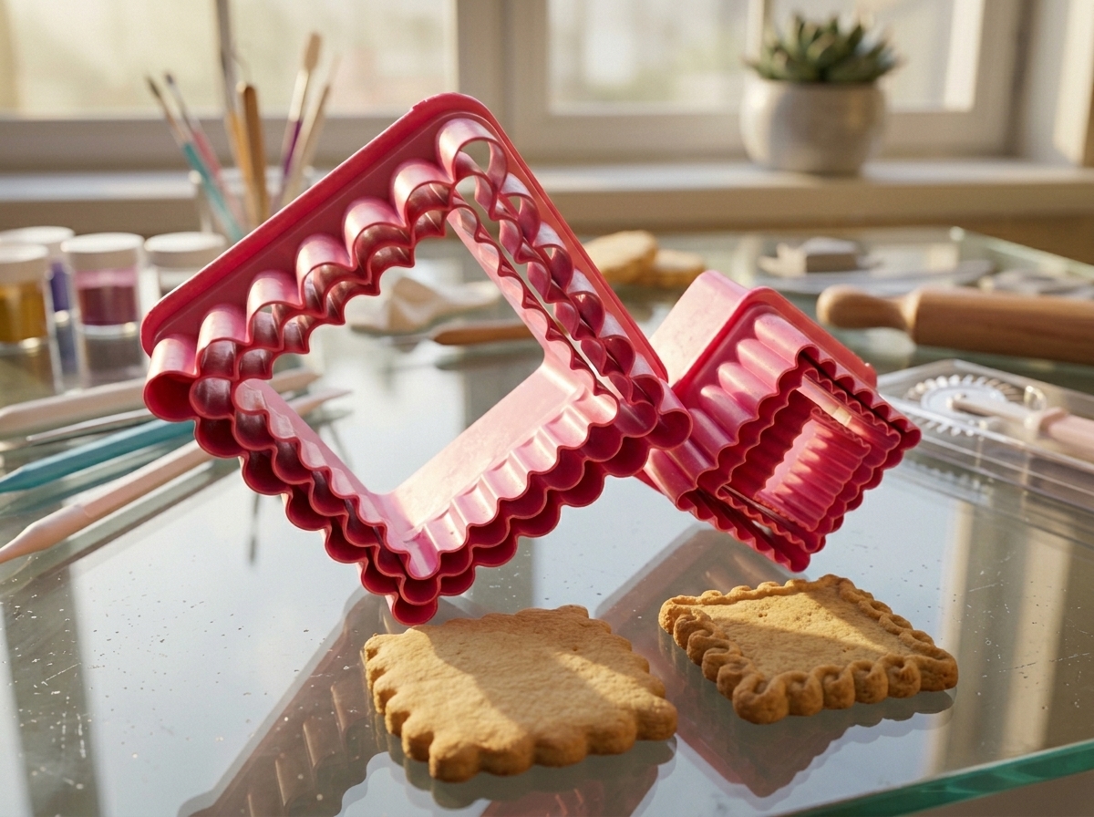 cortador de galletas, molde cuadrado para cocina y reposteria