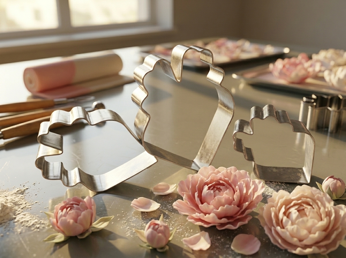cortador de rosas flores peonia para decorar pastel de bodas