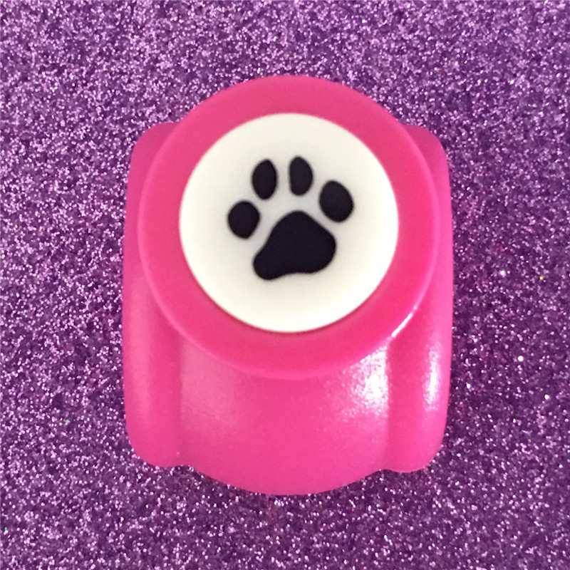 Mini Perforadora Huella de Gato para Cartulina Papel foami Delga