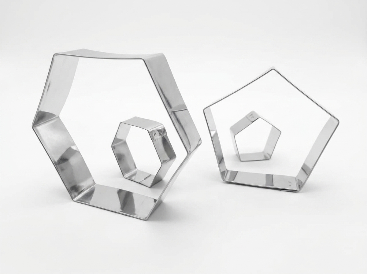 cortador de hexagonos para reposteria pastel galletas