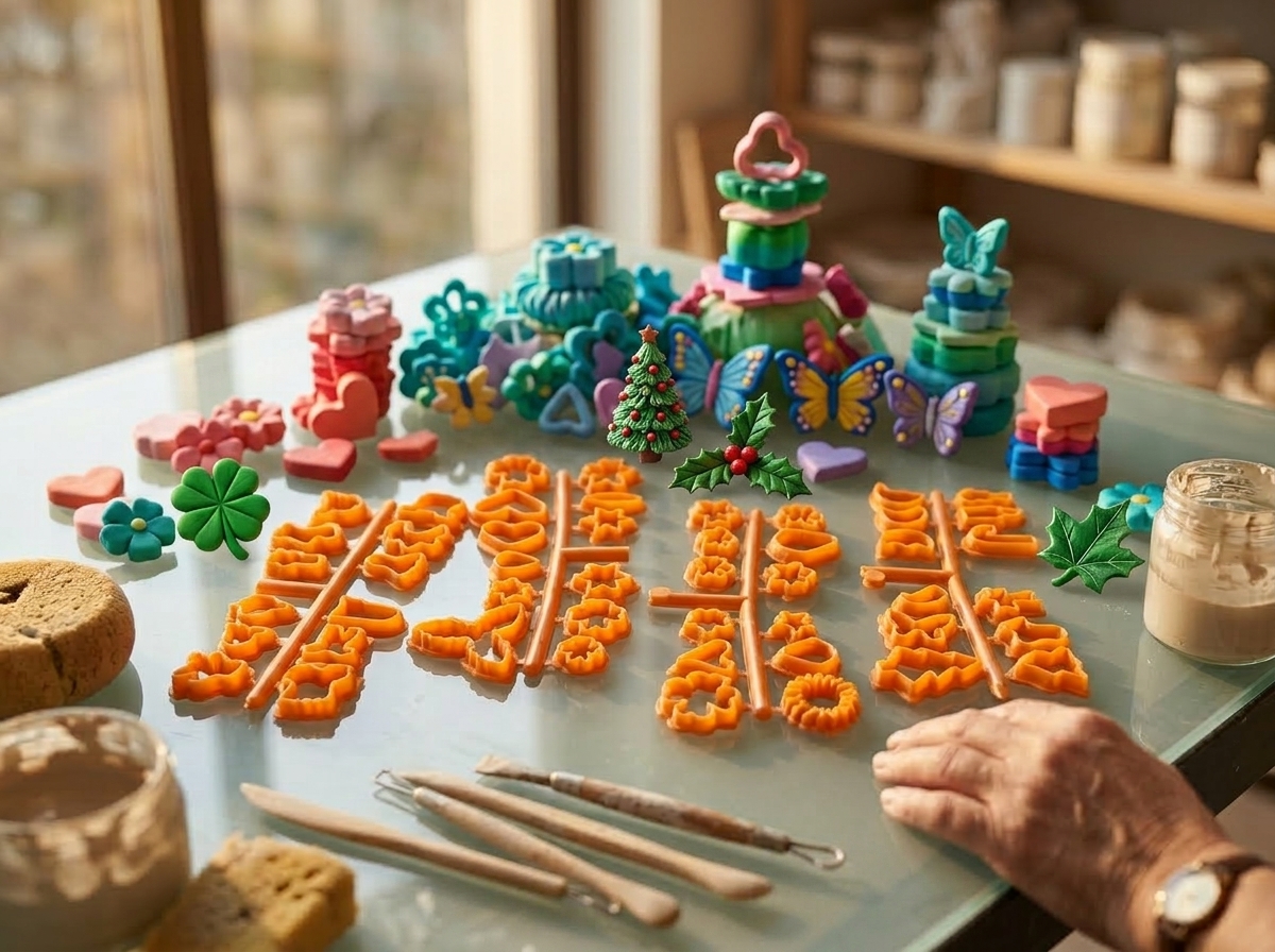 miosotis sellos para figuras porcelanicron, sellos texturizar pasta fria y fondant