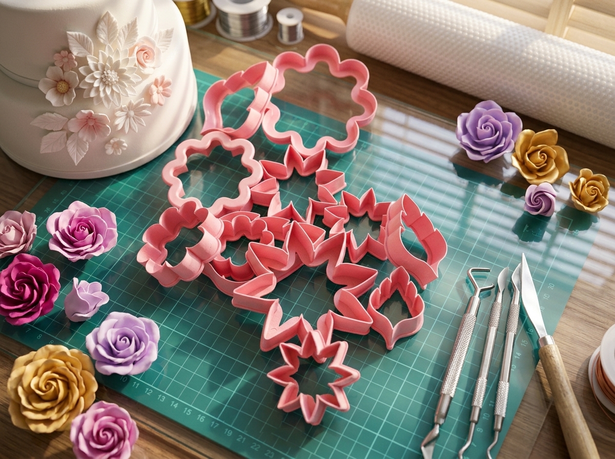 moldes para corte en porcelanicrón de hojas flores y estrellas margarita