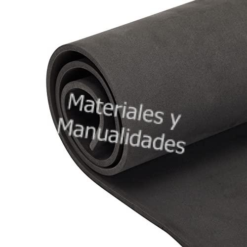 Láminas de Foamy Goma Eva Negro Industrial de 8mm por 1metro x 1.50 cm para realizar bellas Manualidades y Hoja de foamy para Trabajos escolares, Hogar e industrial Hoja de espuma Eva Foamy Grueso 