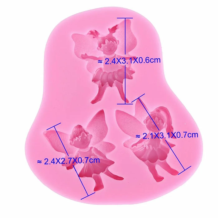 Moldes y herramientas para pastillaje fondant y artesanías