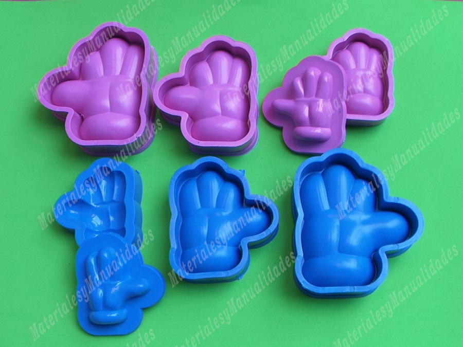 Set completo molde para foami guantes izquierdo y derecho x8