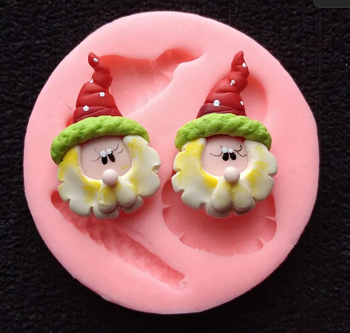 Molde Inyector En Silicona Santa Claus Papa