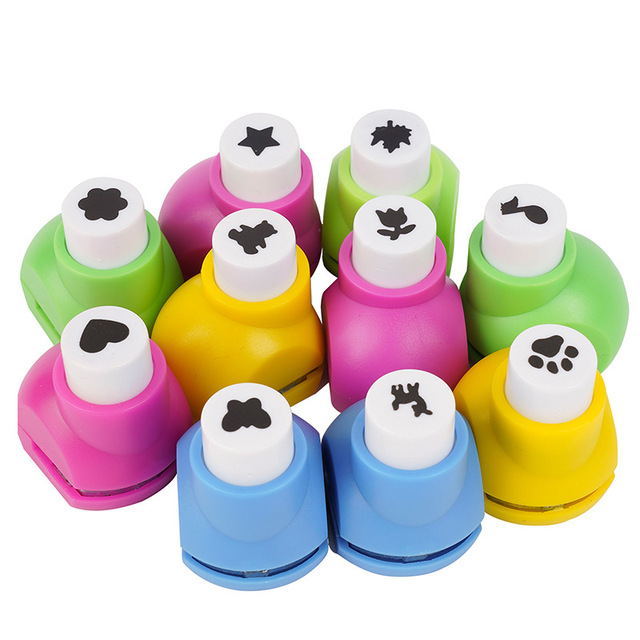 Diseños de Mini Perforadoras Estrella -Mariposa -Huella de Gato 
