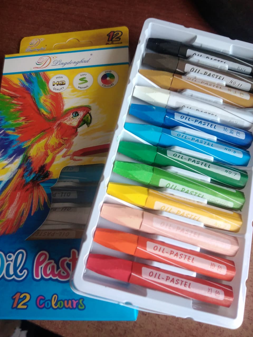 Tiza Pastel grasa Al Oleo Oilpastel X12 Colores