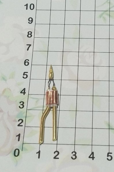 Agujas para pirograbador punta maciza fina delgada