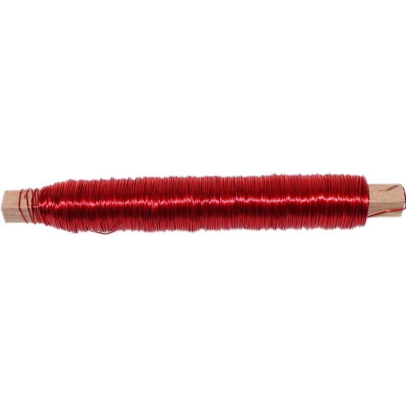 Alambre Moldeable Rojo para Artes y Manualidades Floristeria