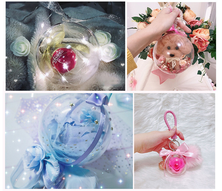 Esferas transparentes acrílico burbujas de 15cm adornos y decora