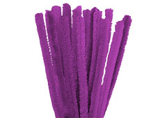 Chelines Gamuzados Tono Morado Lila Violeta para Decoración de m