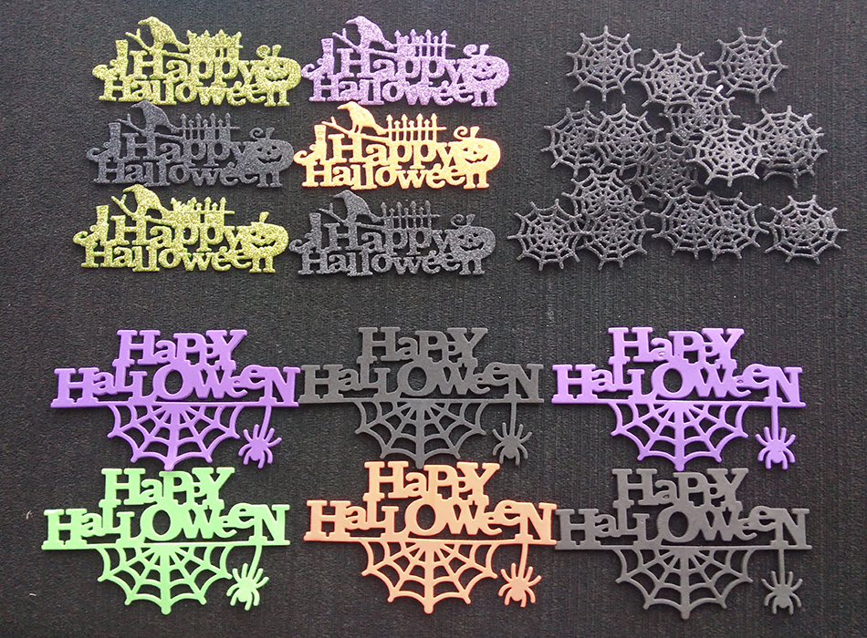 Set Figuras en foamy goma eva Halloween para decorar fiestasx 6pz