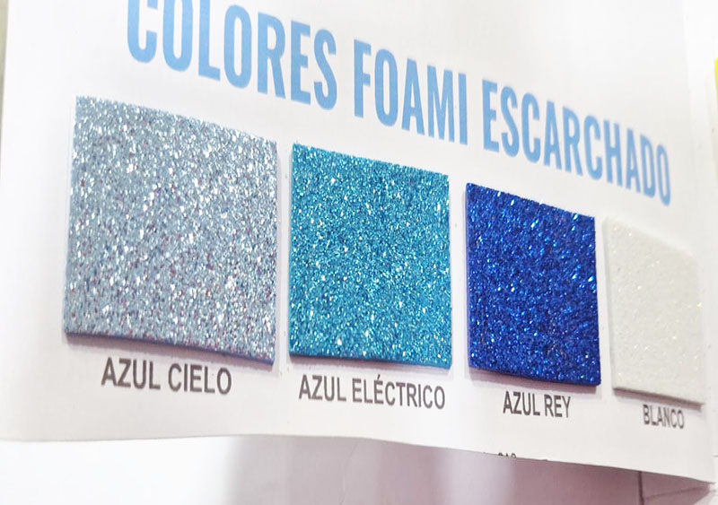 Foamy Escarchado pliego manualidades