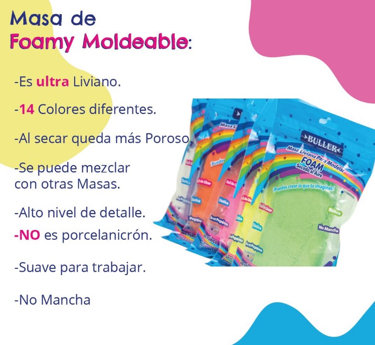 Foamy moldeable liviano