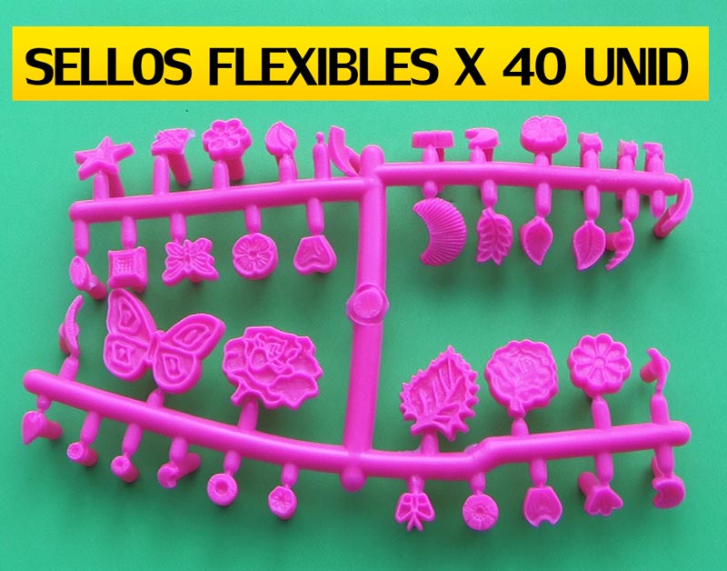 Molde Flexible Sellos para masillsa
