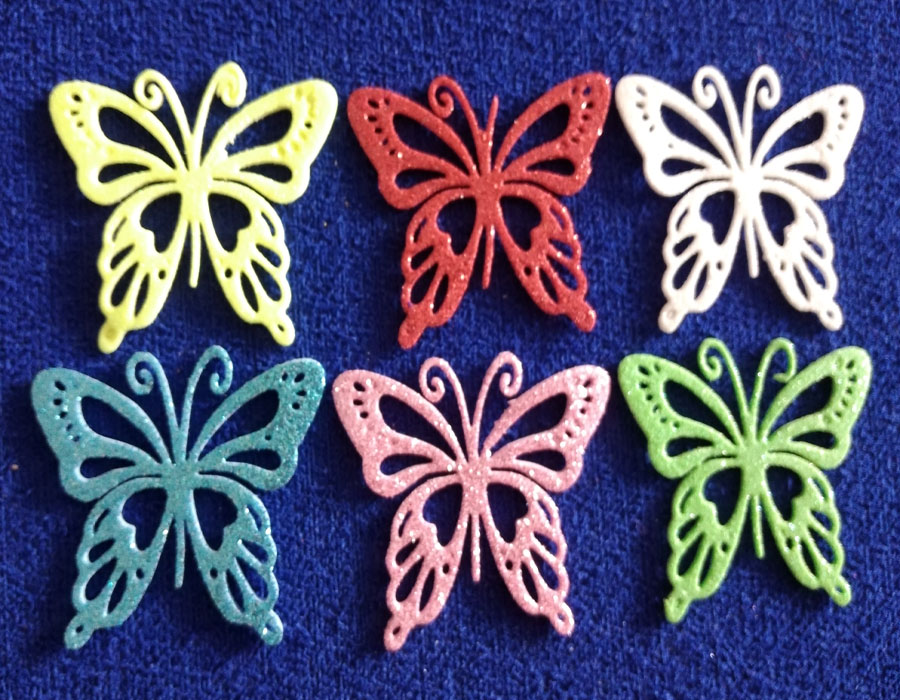 Set Figuras Troquelados Mariposas