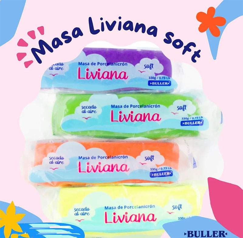 Masa de Porcelanicrón Liviana marca @buller 