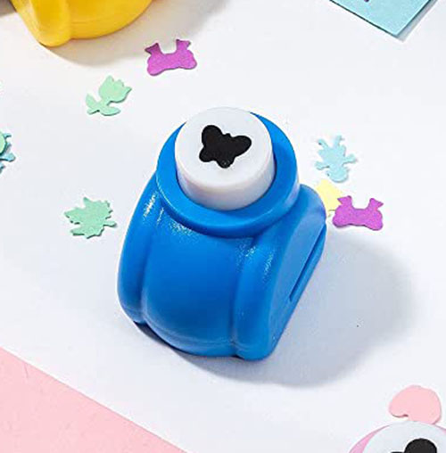 Mini Perforadora de papel cartulina mariposa artes y manualidades