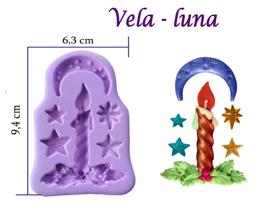 Molde silicona para decorar masillas flexibles lazos 