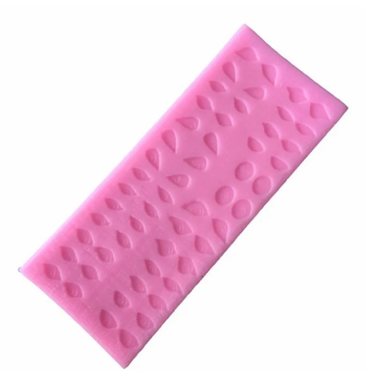 molde flexible ojos para pasta