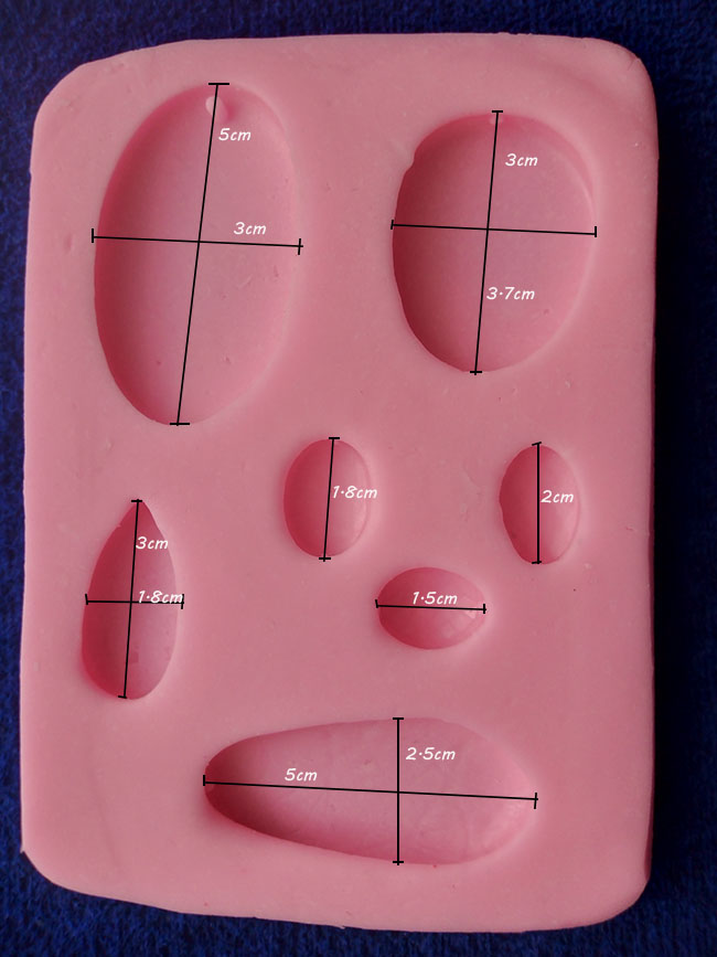 Moldes de Silicona para Resina Epóxica para fabricación de Bisut