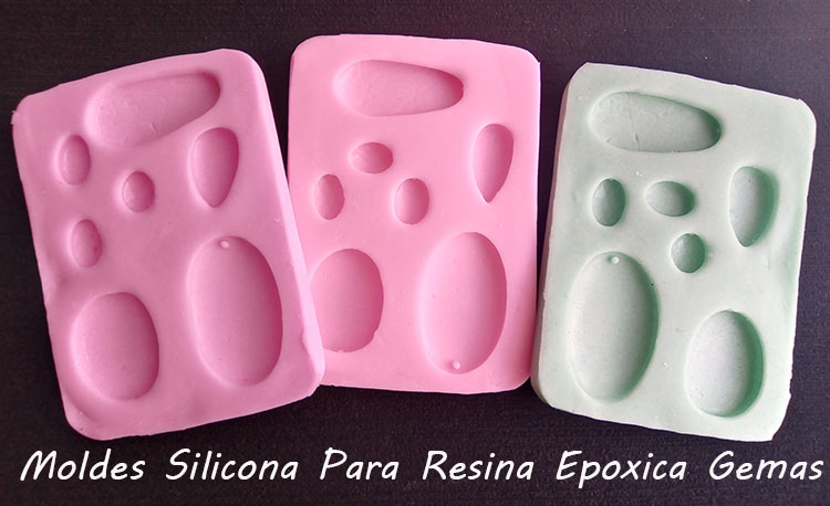 Molde silicona para resina epoxi, fabricación de dijes joyas col