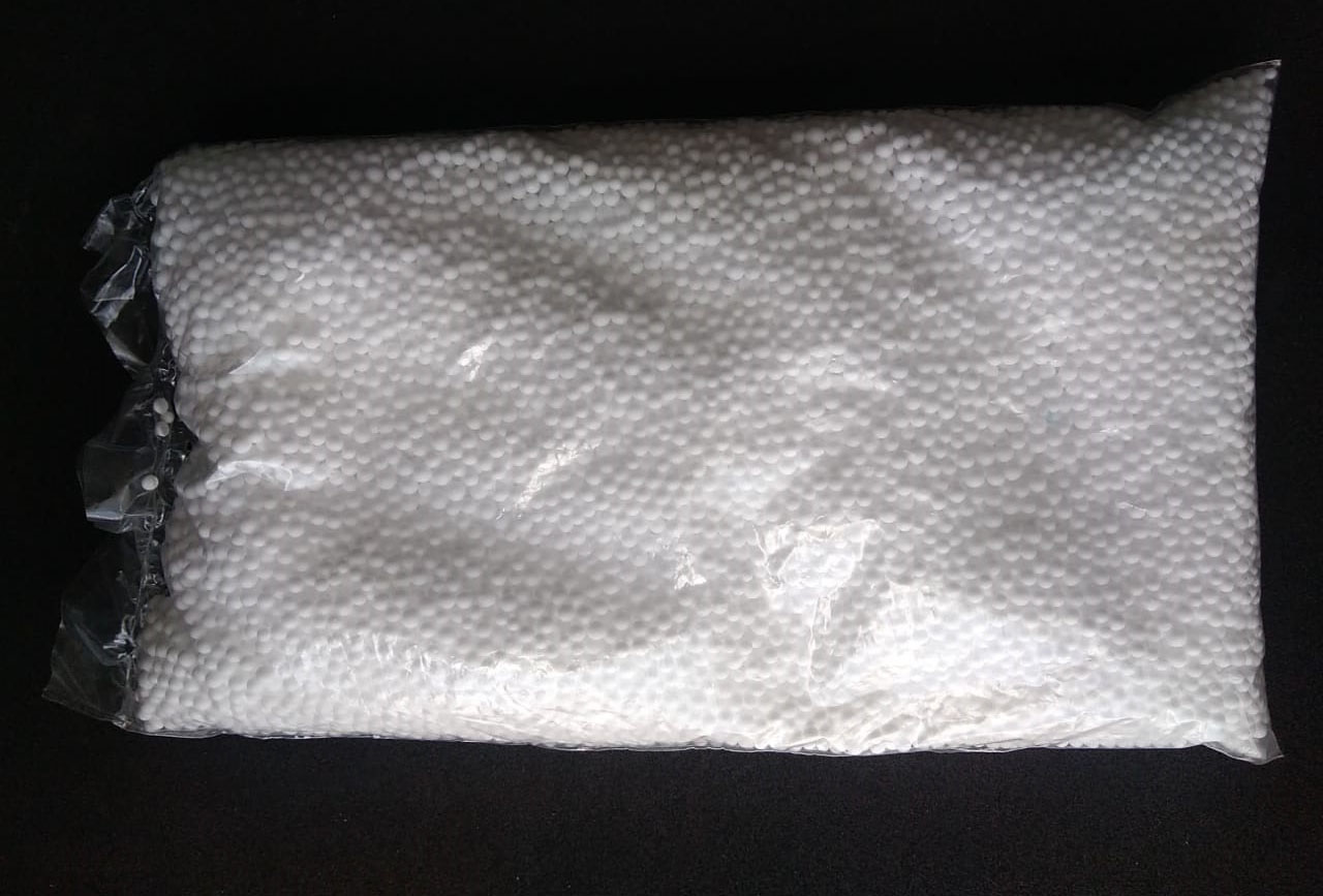 nieve fina burbujas de icopor esferas icopor decoracion navideña