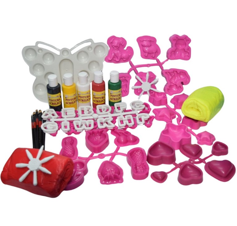 kit herramientas escolar infantil manualidade eva
