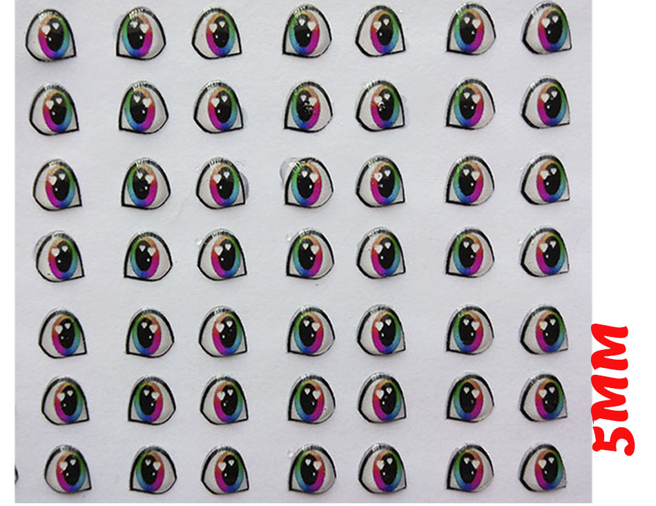 Blister de Ojos Adhesivos fantasia sticker