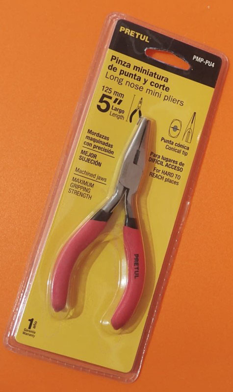 Pinza miniatura de Punta y Corte pretul 5 Pulg Alicate para bisutería