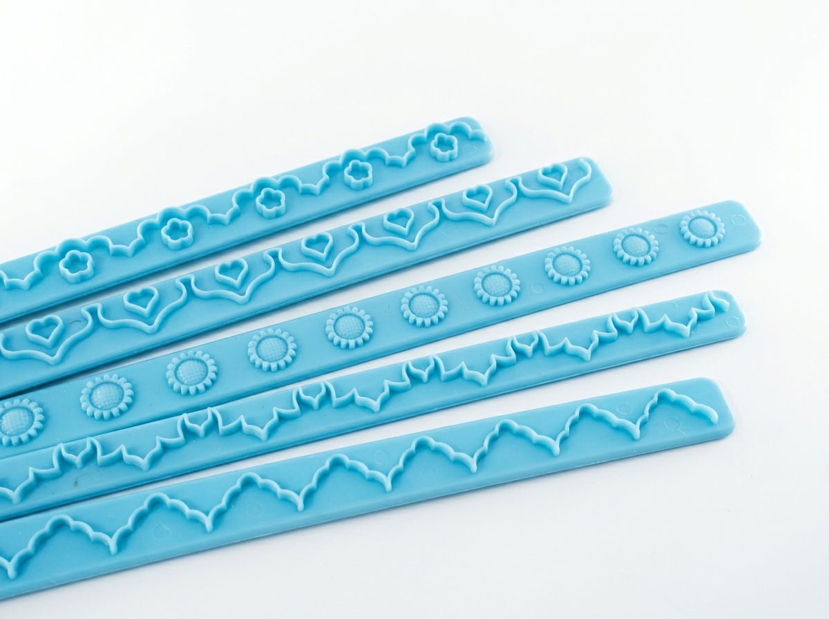 Plantilla de texturas para decorar pasta moldeable