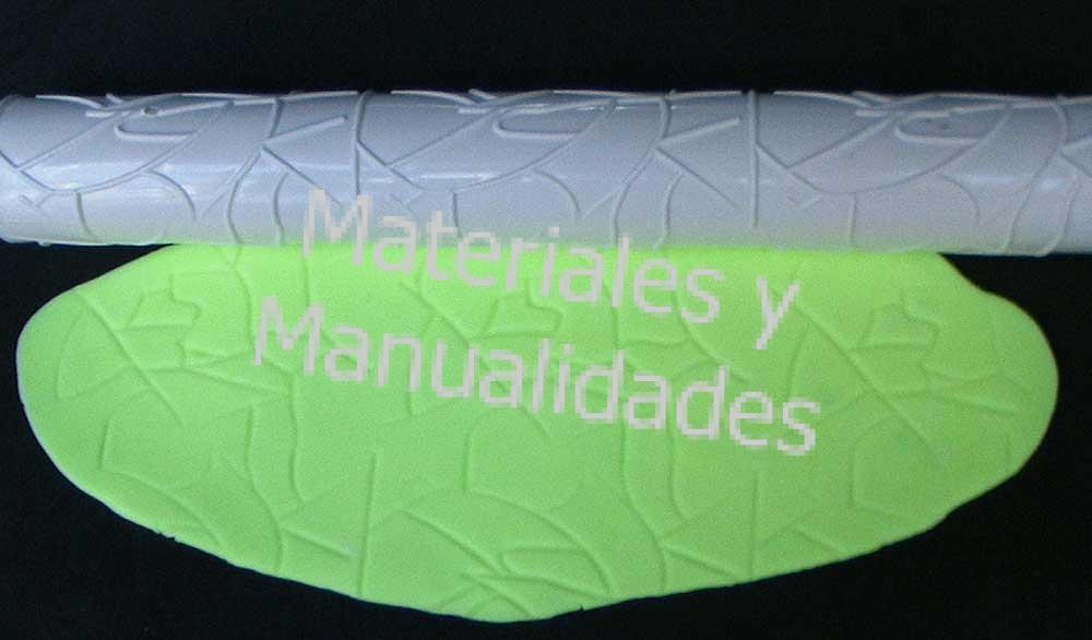 rodillo para texturizar pasta fondant  utensilio de reposteria