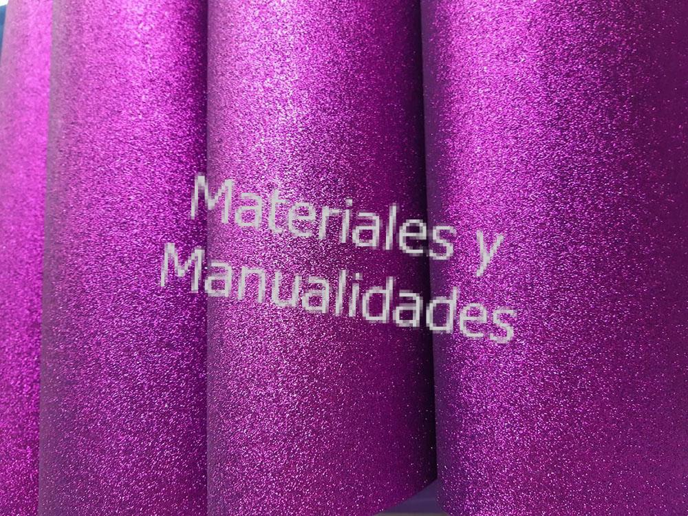 Lámina De FoamI Morado Glitter Brillante Para Fantasía En Tus Manualidades Goma eva