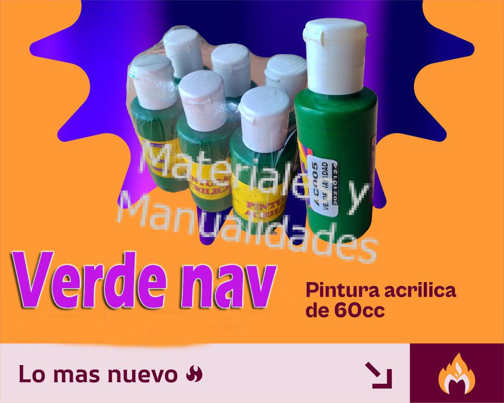 Pintura Acrílica de 60ml para Manualidades y artes plástica