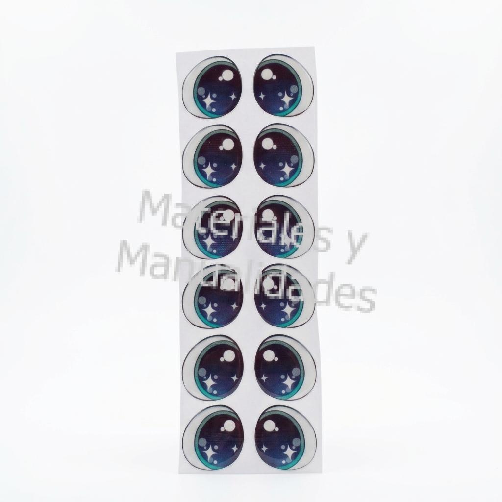 Ojos adhesivos para muñecos de navidad pesebres toppers