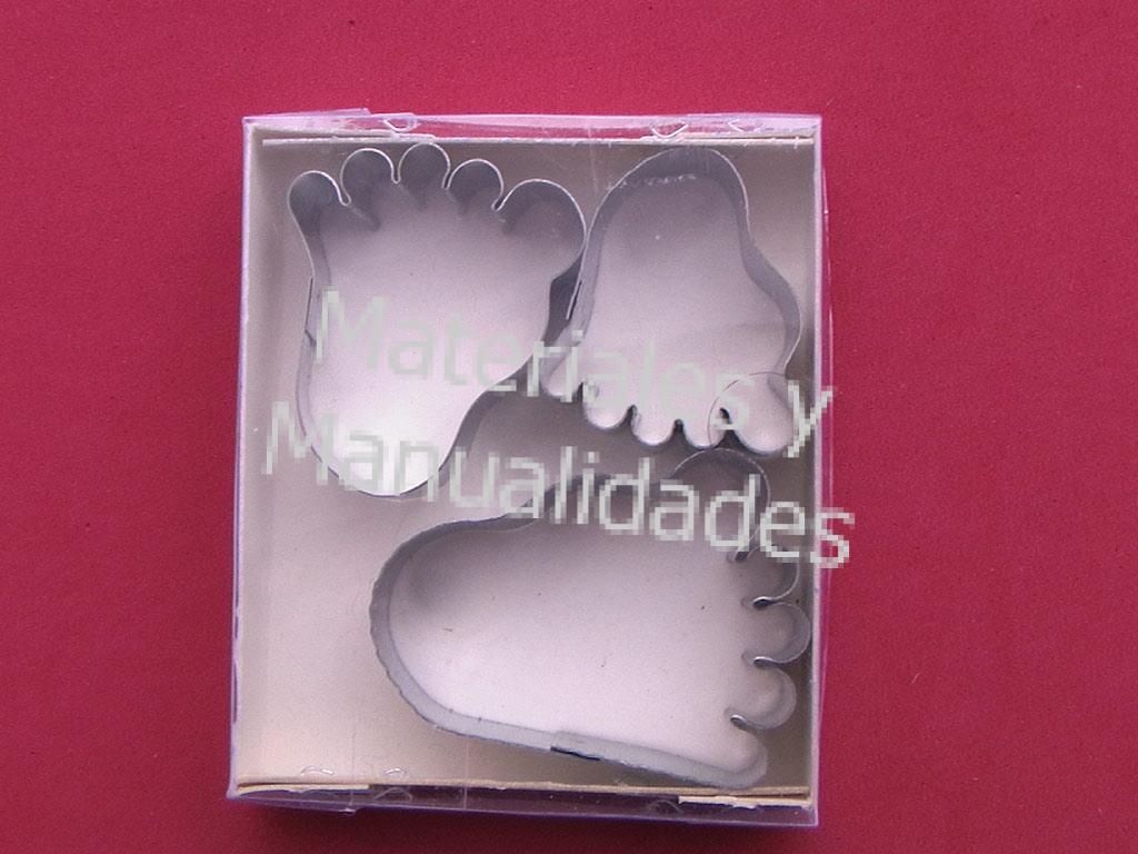 Cortador en acero inoxidable molde de Pies mini 