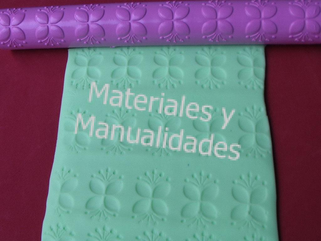 Rodillo Texturizador de manualidades repujado en metal y pergami