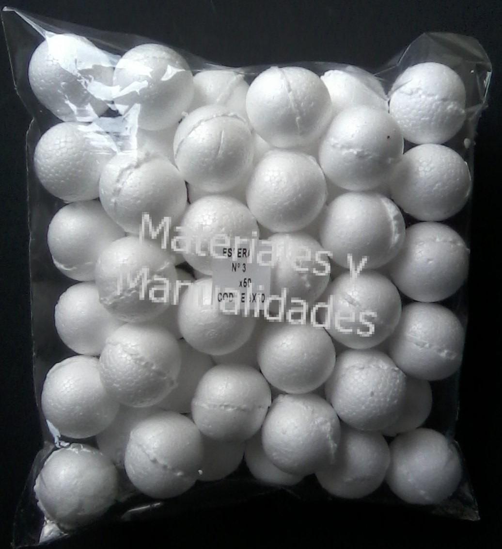 Cabilock 10 bolas de espuma para manualidades, bola de poliestireno de 2.4  in, bola redonda lisa, proyectos de decoración