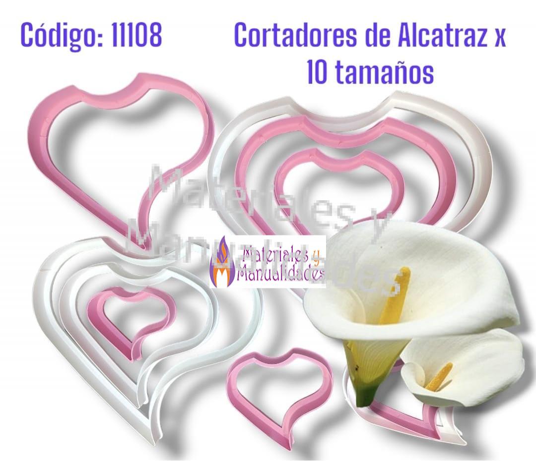 Set Cortadores petalos flores alcatraz o arreglos florales