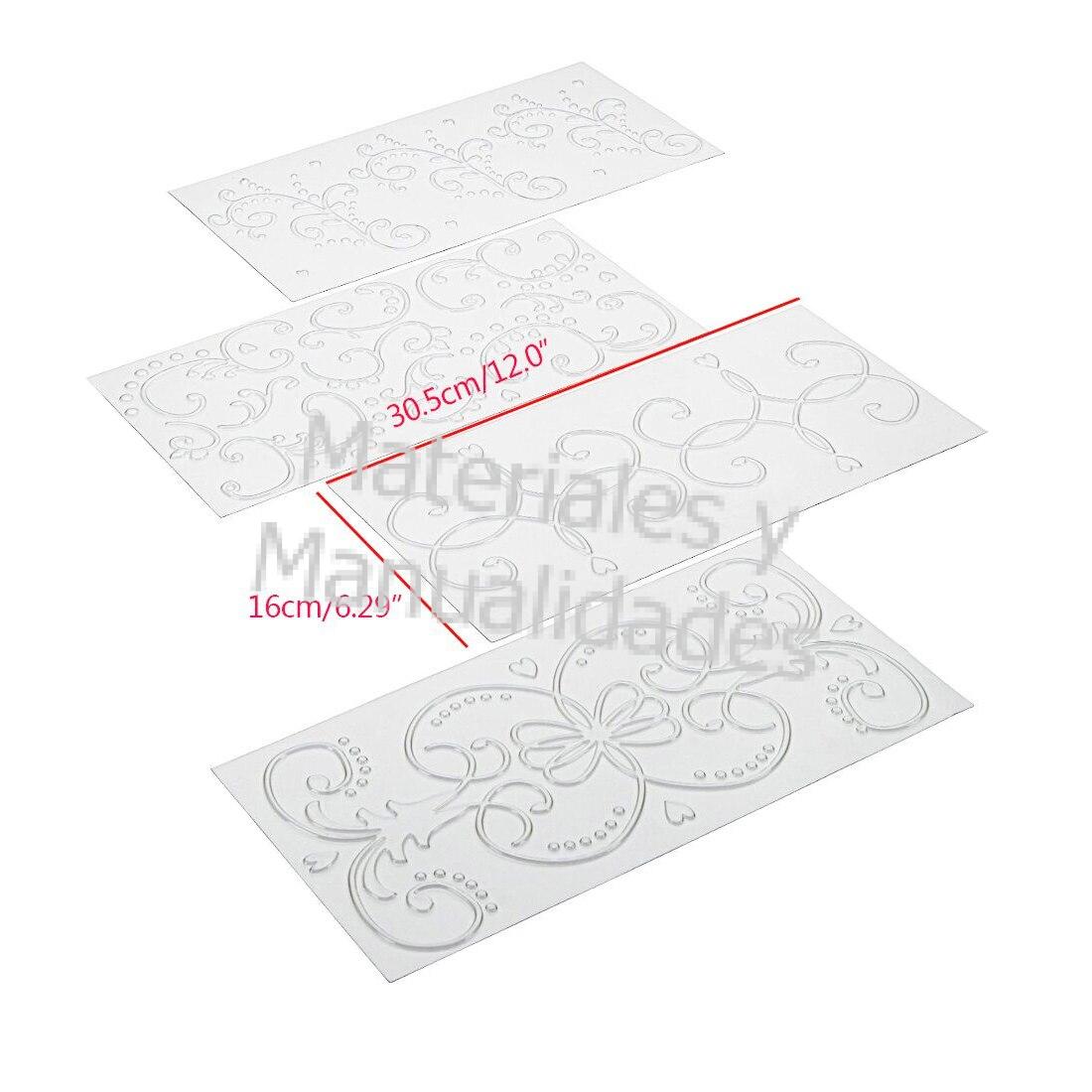 Molde plástico arabescos para tortas pastel fondant muffins