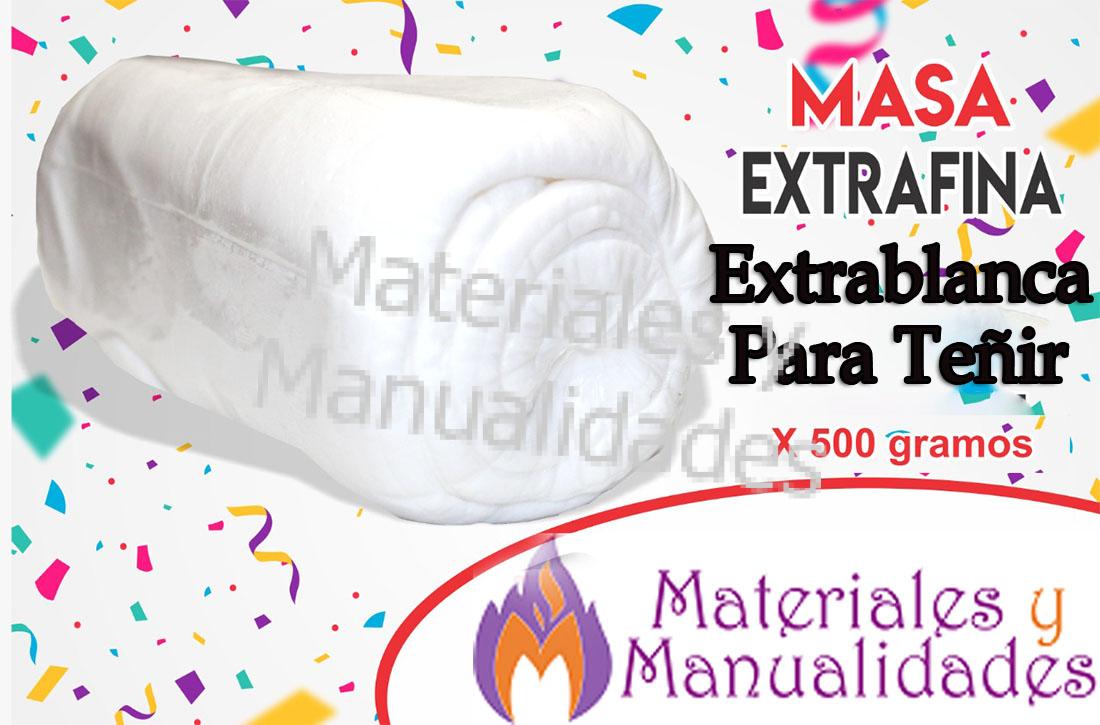 masas porcelanicrón flexible Blanco extrafino extrablanco para teñir pasta fría