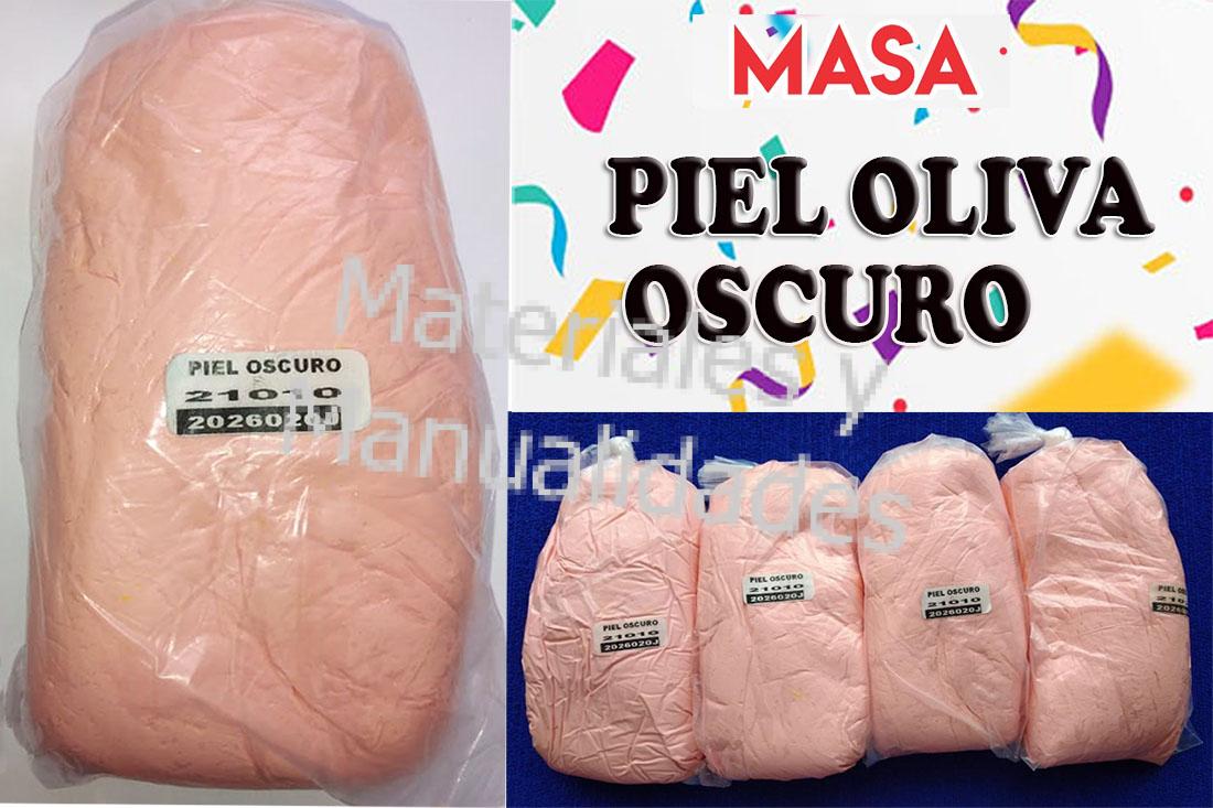 Masa porcelanicrón Piel oliva pasta fría para artesanía