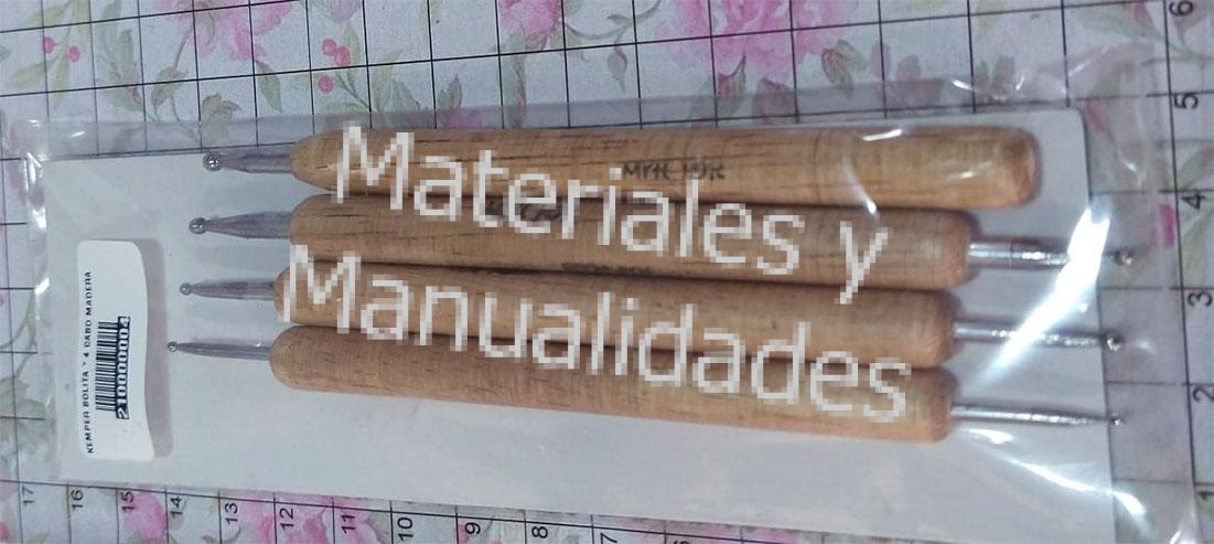 repujador metalico kemper bolita punzon para pasta fria arcilla