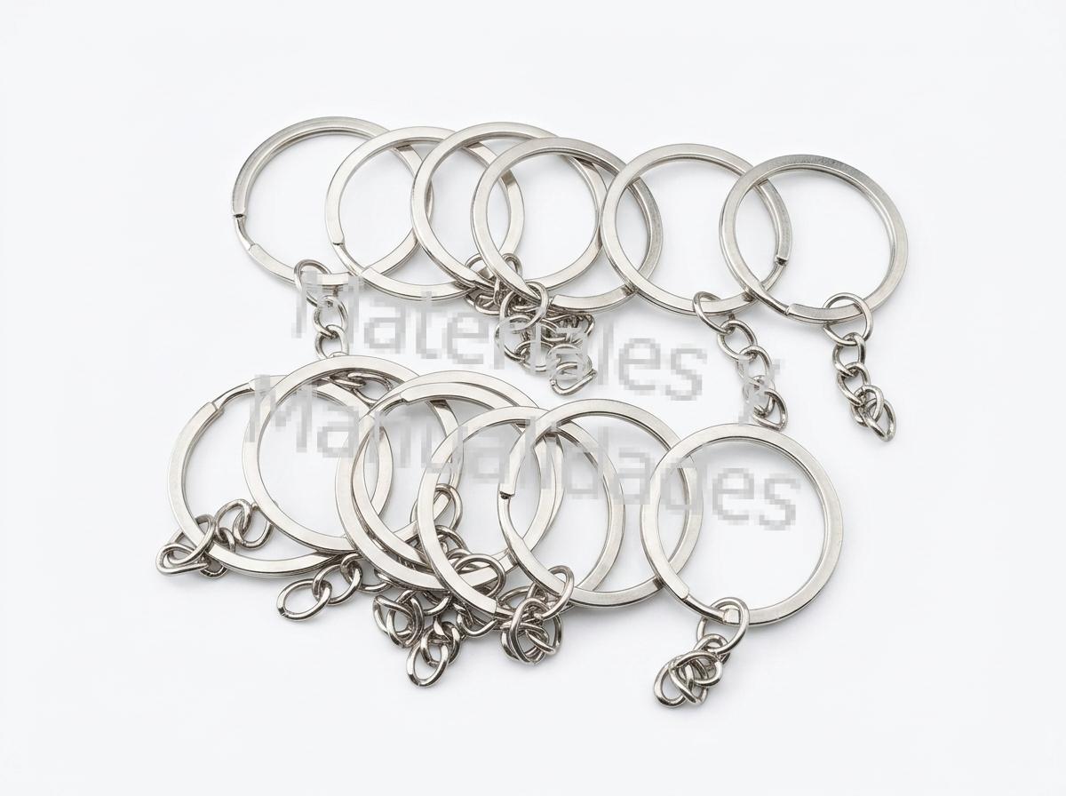 kit de argollas metalicas planas para recordatorios pasta fria