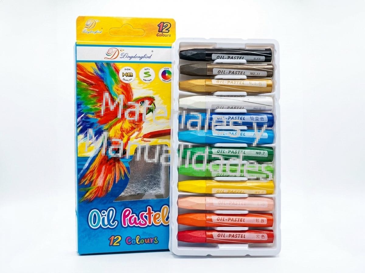 Tiza Pastel grasa Al Oleo Oilpastel X12 Colores