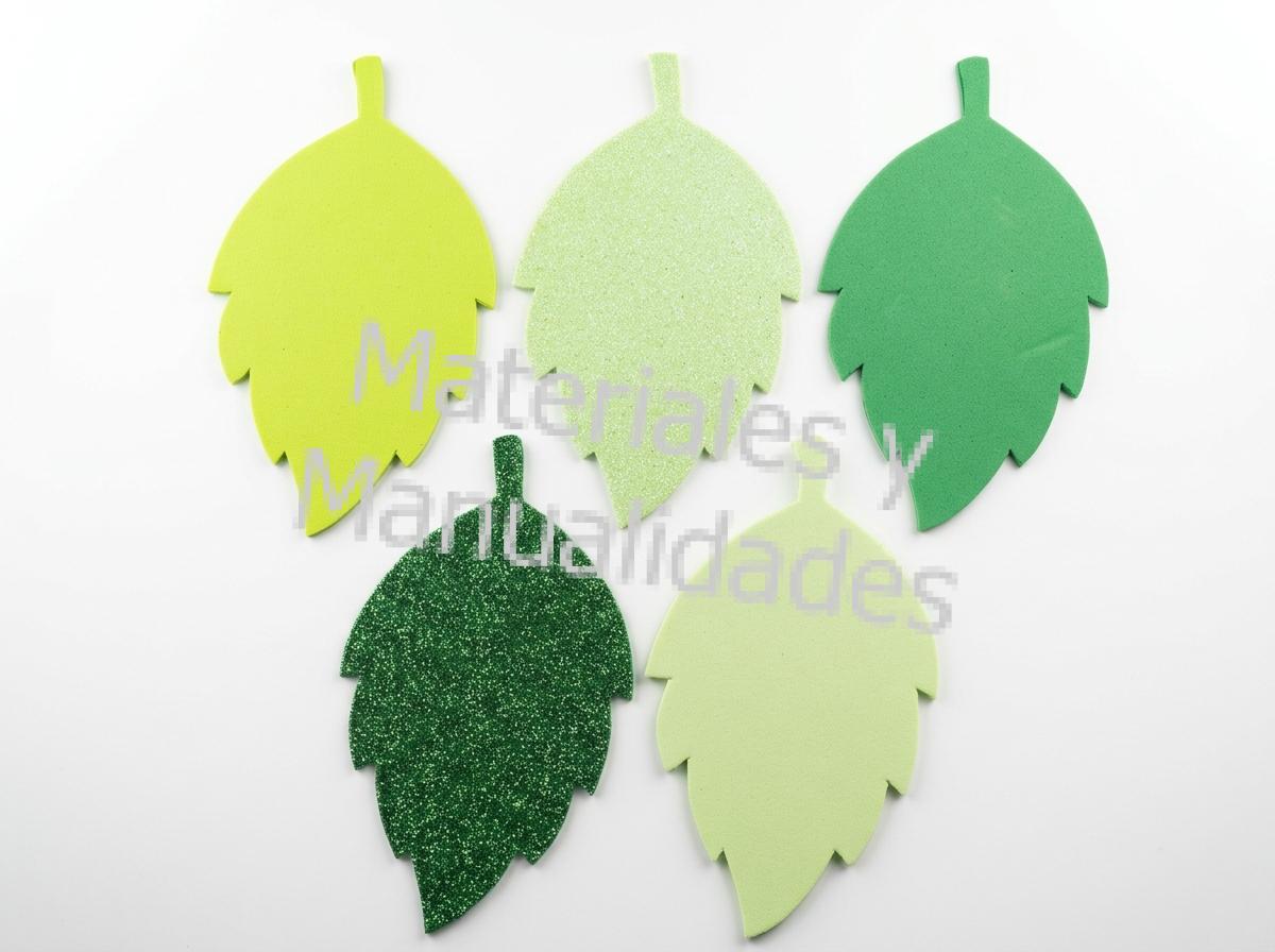 Set adornos apliques de Hojas de árbol para decorar floristeria fomi