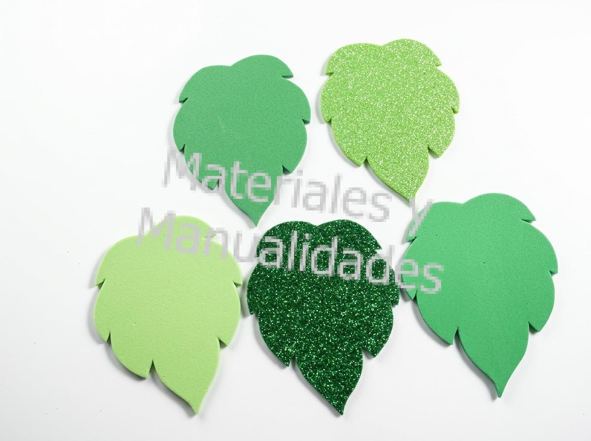 Set adornos apliques de Hojas de árbol para decorar floristeria fomi